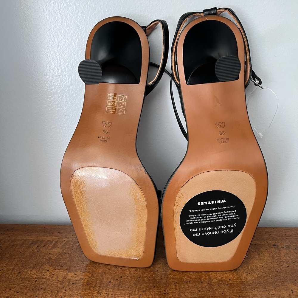 Whistles Tan Leather Sandals